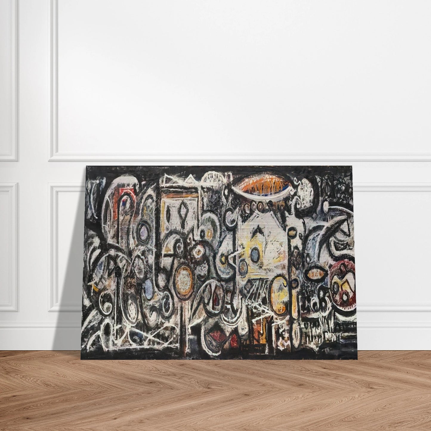 Fugue Number 2 - 1943 - Richard Pousette-Dart Brushed Aluminum Print - 70x100 cm / 28x40 inches | Richard Pousette-Dart Aluminum Print | Richard Pousette-Dart Prints