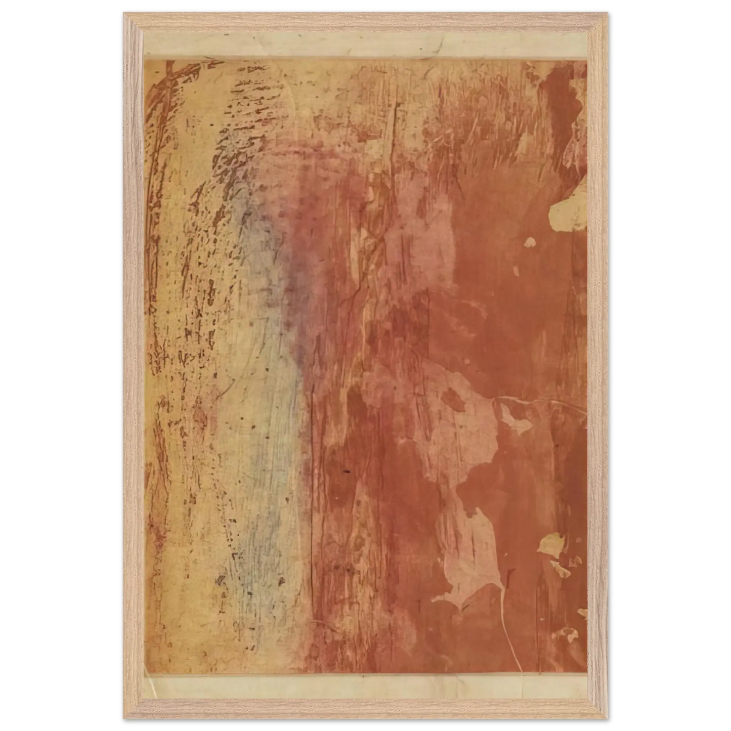Helen Frankenthaler - Ganymede - 1978 Wall art - 20x25 cm / 8x10 Inches - Premium Wooden Framed Poster With Fine Art Paper - Black frame