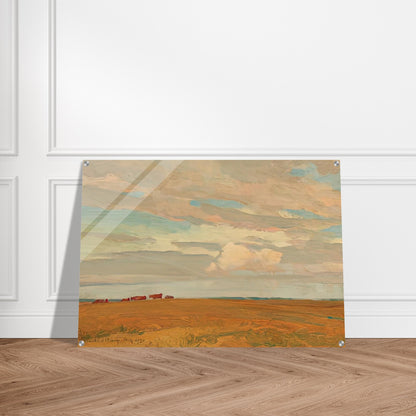 PRAIRIE SAND HILL CAMP MAY 1921 1921 - Maynard Dixon Acrylic Print - 70x100 cm / 28x40″ inches | Maynard Dixon Paintings
