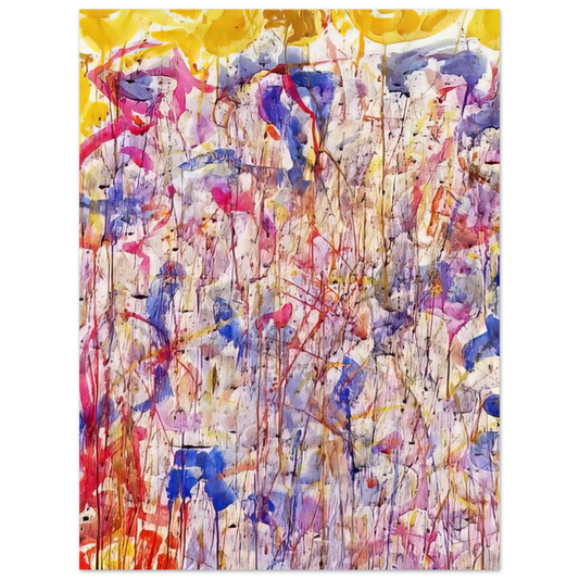 Sam Francis - Untitled  SF57-008   75x100 cm / 30x40inches Fine Art Poster