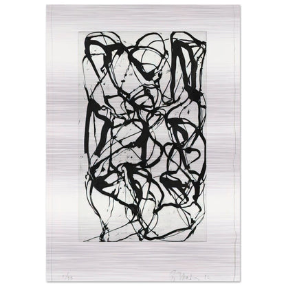 Han Shan Exit - 1992 - Brice Marden Brushed Aluminum Print - 70x100 cm / 28x40 inches | Brice Marden Aluminum Print | Brice Marden Prints