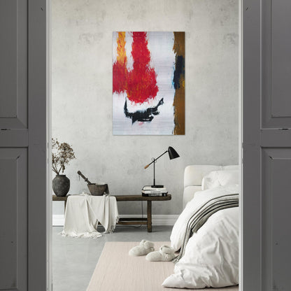 High Snow Low Sun - 1960 - Theodoros Stamos Brushed Aluminum Print - 70x100 cm / 28x40 inches | Theodoros Stamos Aluminum Print | Theodoros Stamos Prints