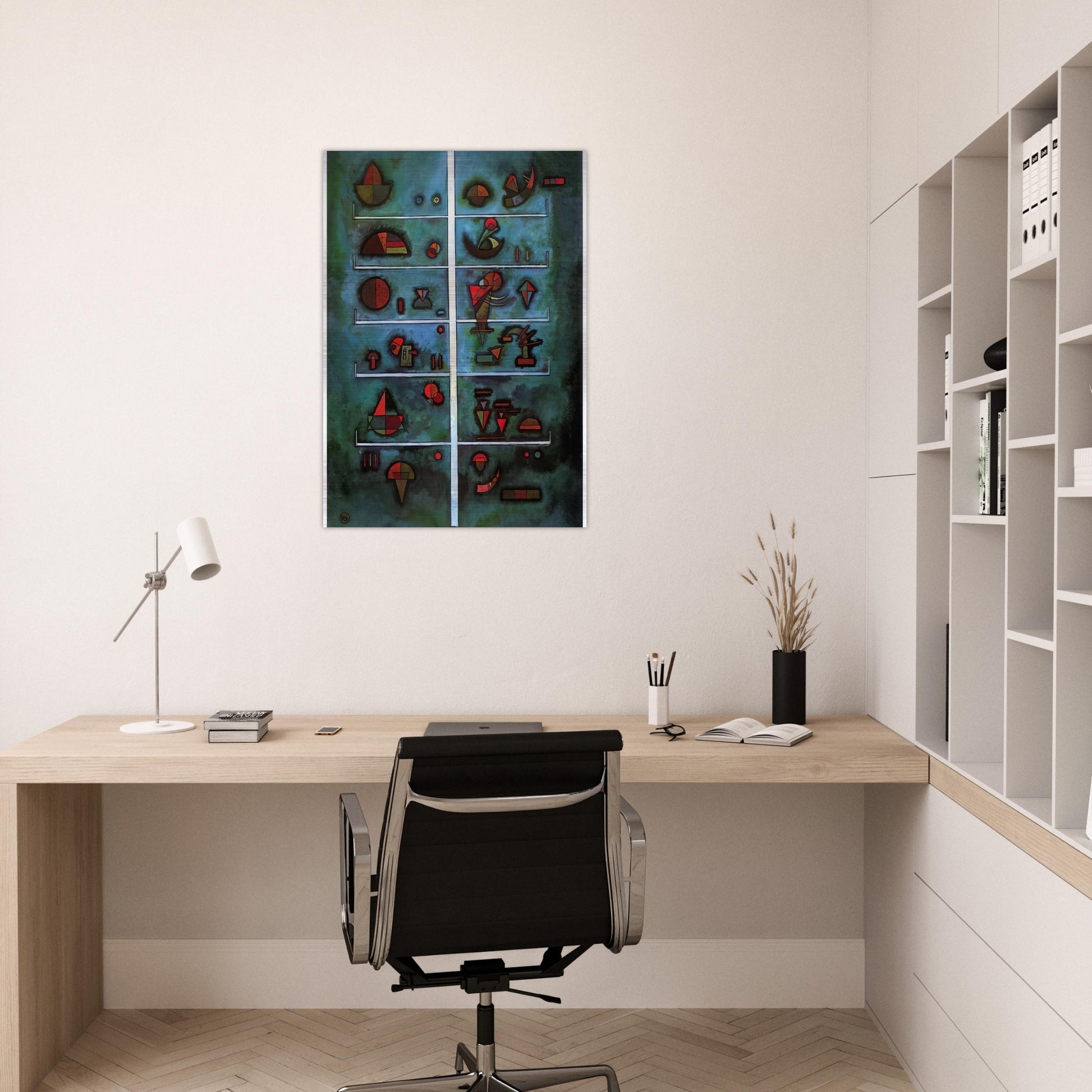 STOREYS 1929 - Wassily Kandinsky Brushed Aluminum Print - 70x100 cm / 28x40 inches | Wassily Kandinsky Aluminum Print | Wassily Kandinsky Prints