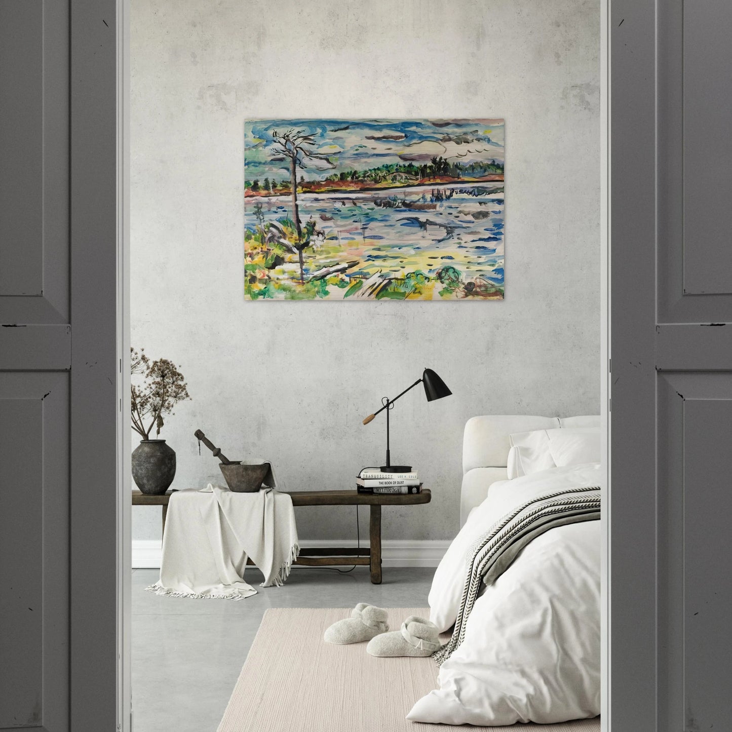 MICHIGAN SUMMER DAYS - Ivan Albright Brushed Aluminum Print - 70x100 cm / 28x40 inches | Ivan Albright Aluminum Print | Ivan Albright Prints