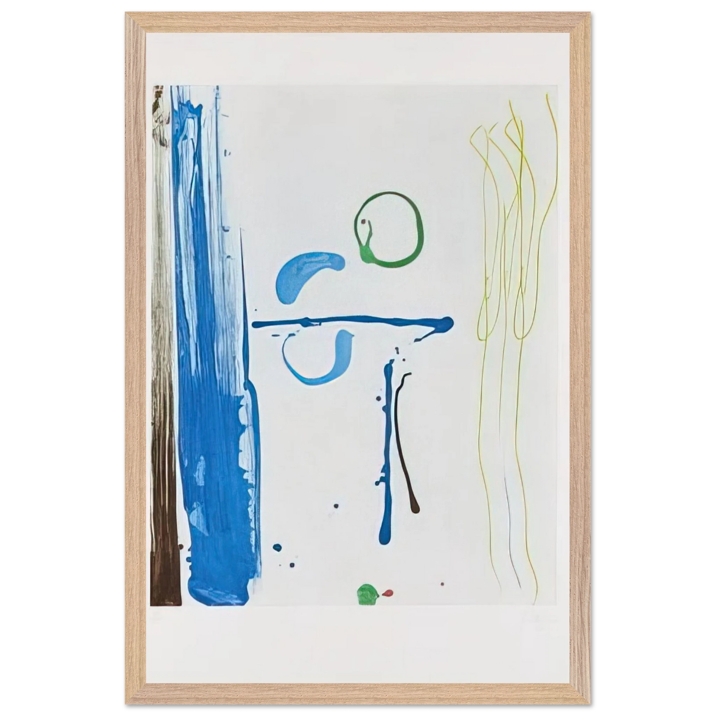 Helen Frankenthaler - Sunshine After Rain - 1987 Wall art - 25x60 cm / 10x24 inches - Fine Art Poster-canvas - -