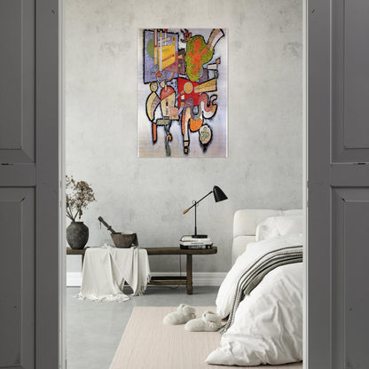 COMPLEX SIMPLE 1939 - Wassily Kandinsky Brushed Aluminum Print - 70x100 cm / 28x40 inches | Wassily Kandinsky Aluminum Print | Wassily Kandinsky Prints