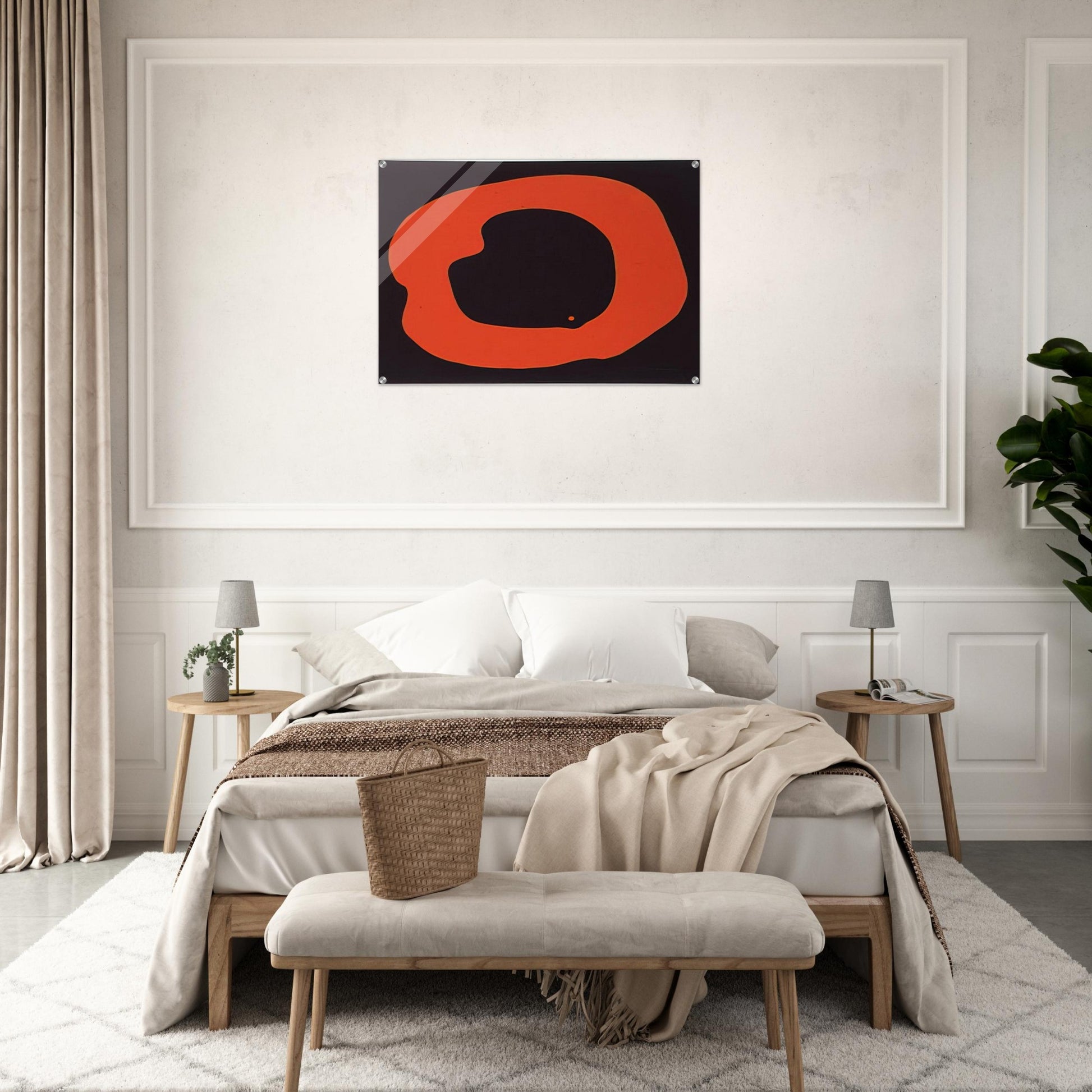 Untitled - Art Informel, Minimalism - Jiro Yoshihara Acrylic Print - 70x100 cm / 28x40″ inches