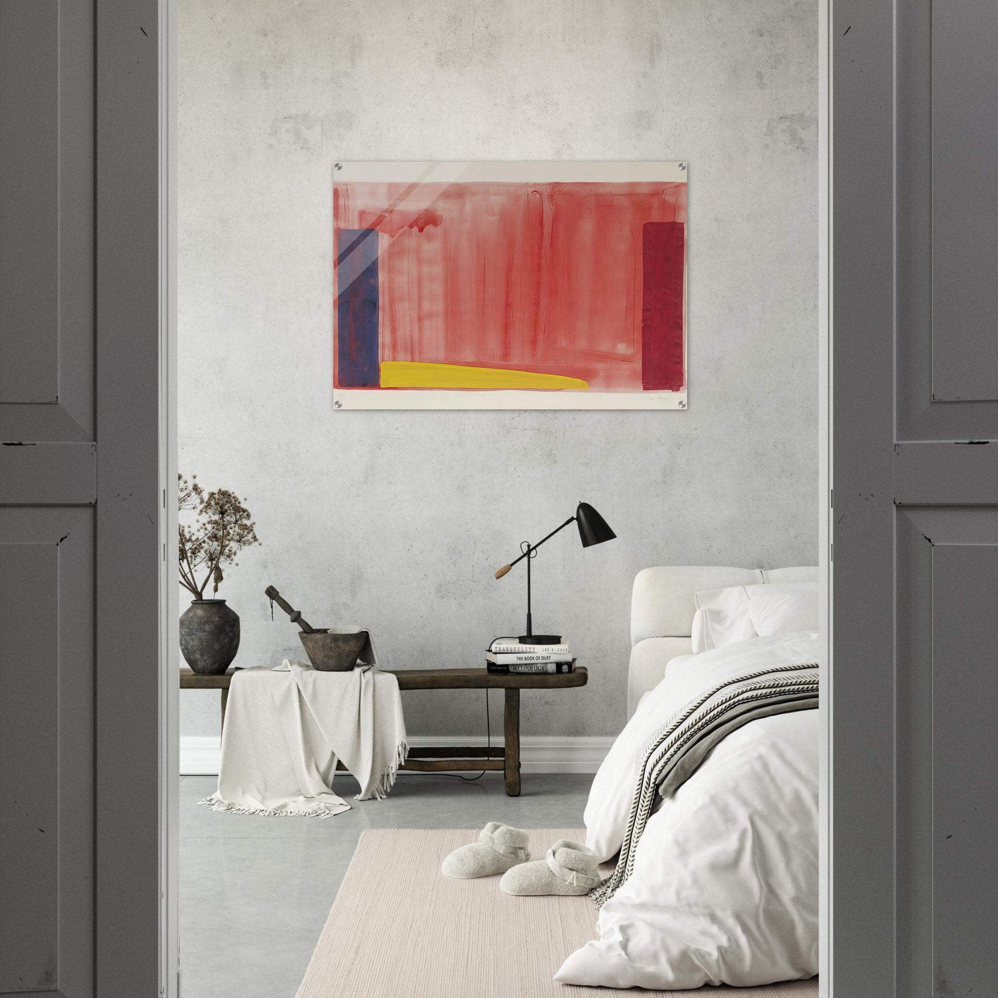Untitled - Color Field Painting - John Hoyland Acrylic Print - 70x100 cm / 28x40″ inches | John Hoyland Wall Art | John Hoyland Prints