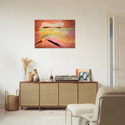 Untitled - 1969 - Ronnie Landfield Brushed Aluminum Print - 70x100 cm / 28x40 inches | Ronnie Landfield Aluminum Print | Ronnie Landfield Prints