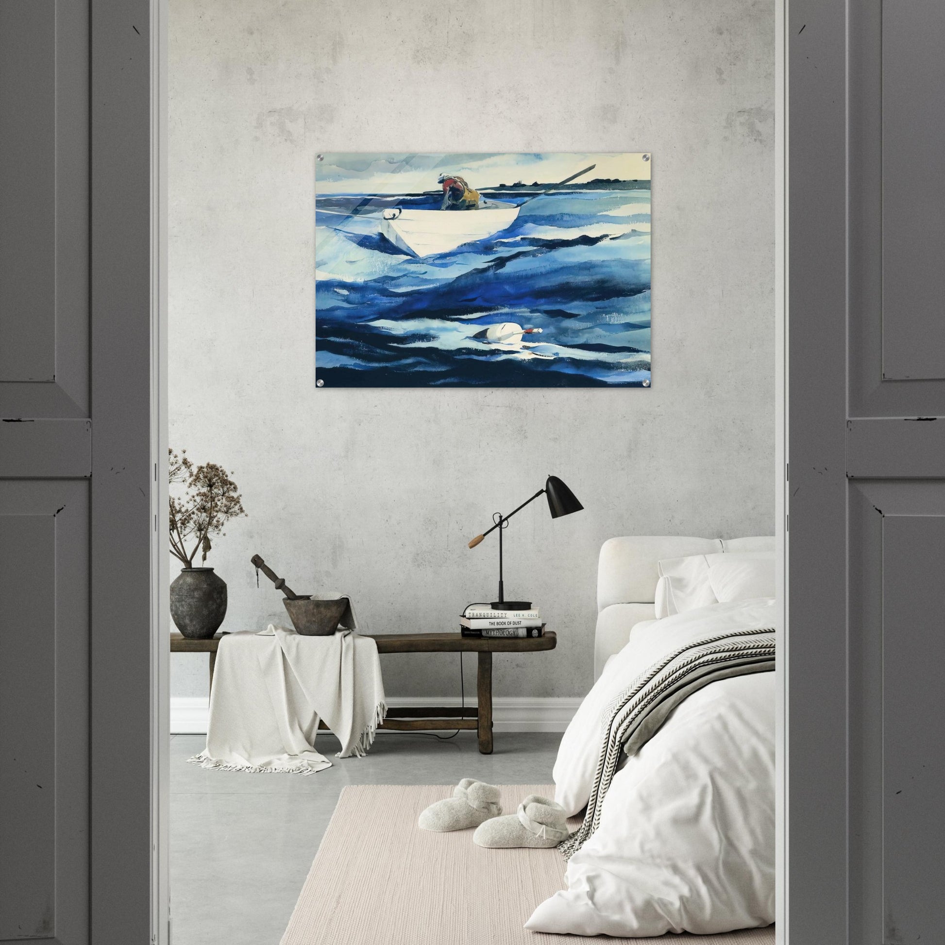 THE LOBSTERMAN - Andrew Wyeth Acrylic Print - 70x100 cm / 28x40″ inches