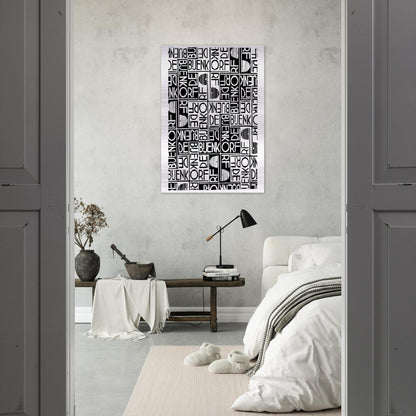 ESCHER (18) - MC Escher Brushed Aluminum Print - 70x100 cm / 28x40 inches | MC Escher Aluminum Print | MC Escher Prints