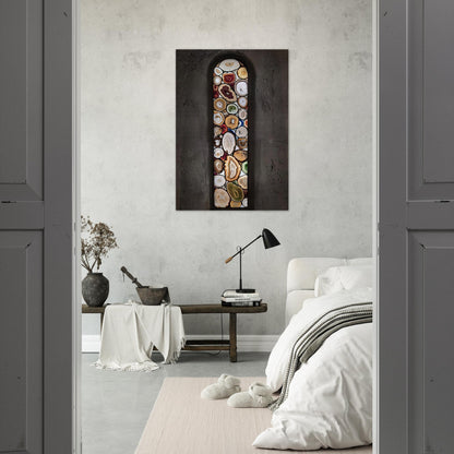 AHATFENSTER 2009 0 - Sigmar Polke Brushed Aluminum Print - 70x100 cm / 28x40 inches | Sigmar Polke Aluminum Print | Sigmar Polke Prints