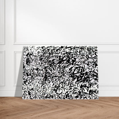 UNTITLED 1978 2 - Keith Haring Brushed Aluminum Print - 70x100 cm / 28x40 inches | Keith Haring Aluminum Print | Keith Haring Prints