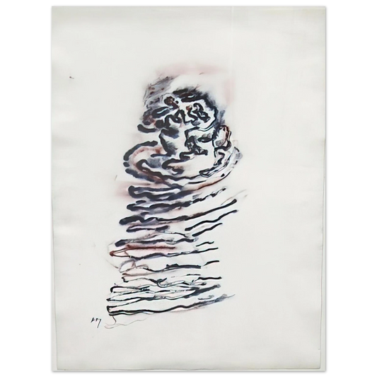 Henri Michaux - Untitled - 1970  75x100 cm / 30x40inches Fine Art Poster