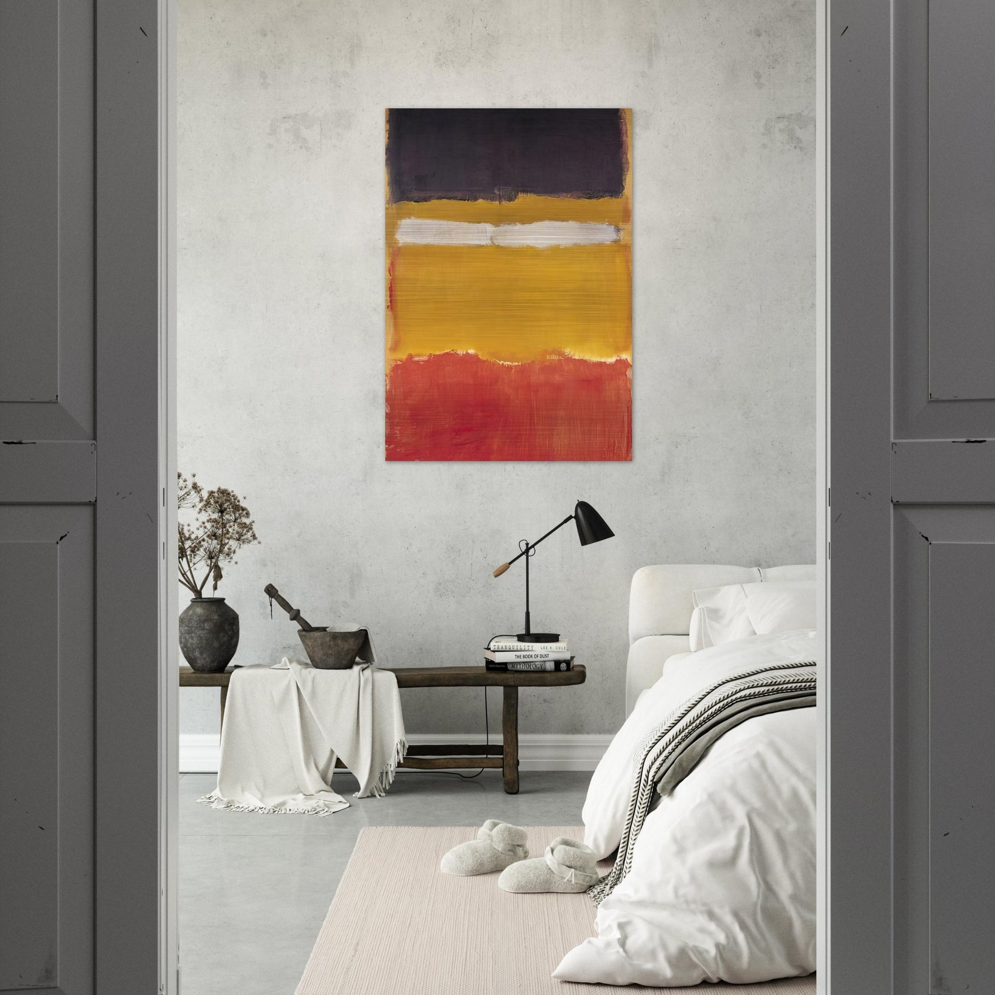 Number 24 Untitled - 1951 - Mark Rothko Brushed Aluminum Print - 70x100 cm / 28x40 inches | Mark Rothko Aluminum Print | Mark Rothko Prints