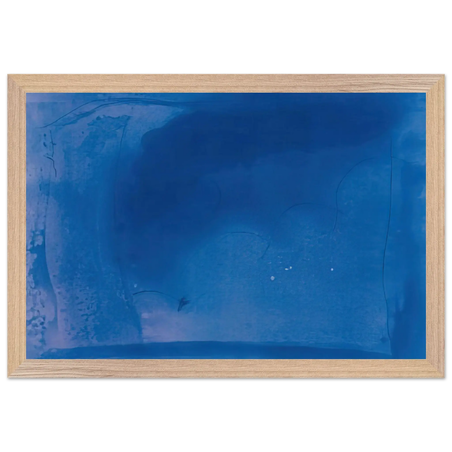 Helen Frankenthaler - Corot s Mark - 1987 Wall art - 40x50 cm / 16x20 Inches - Premium Wooden Framed Poster With Fine Art Paper - Black frame