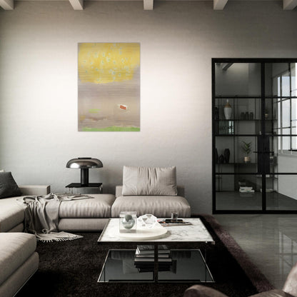 COMPOSITION 1997 - Esteban Vicente Brushed Aluminum Print - 70x100 cm / 28x40 inches | Esteban Vicente Aluminum Print | Esteban Vicente Prints