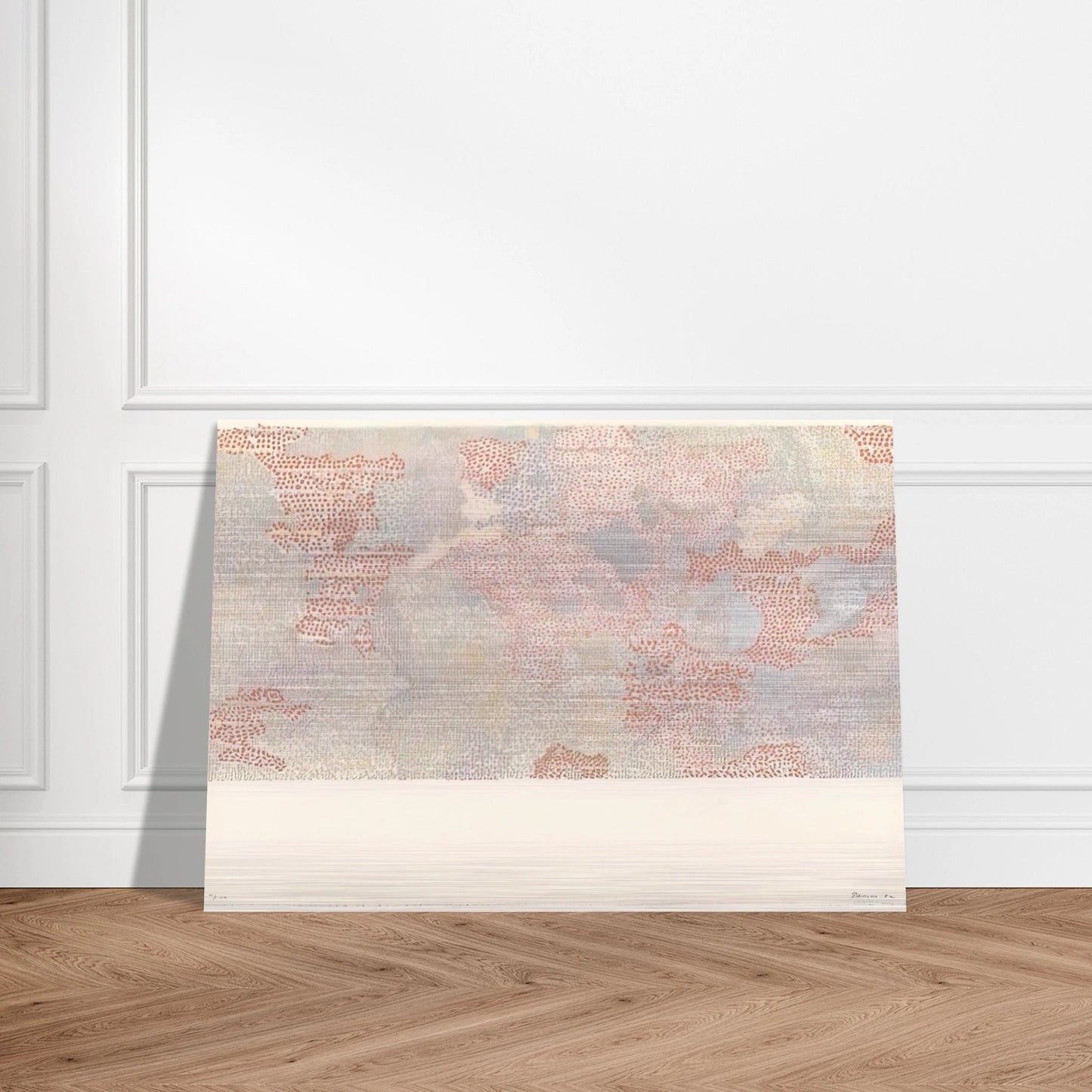 Maskelyne DA Region of the Moon from the series Lunar Maps - 1972 - Nancy Graves Brushed Aluminum Print - 70x100 cm / 28x40 inches | Nancy Graves Aluminum Print | Nancy Graves Prints