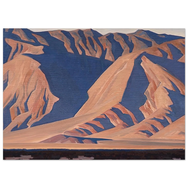 Maynard Dixon - INYO MOUNTAINS 1944 Wall art - A3 (29.7 x 42  cm) - Premium Wooden Framed Poster With Fine Art Paper-canvas - Wood frame