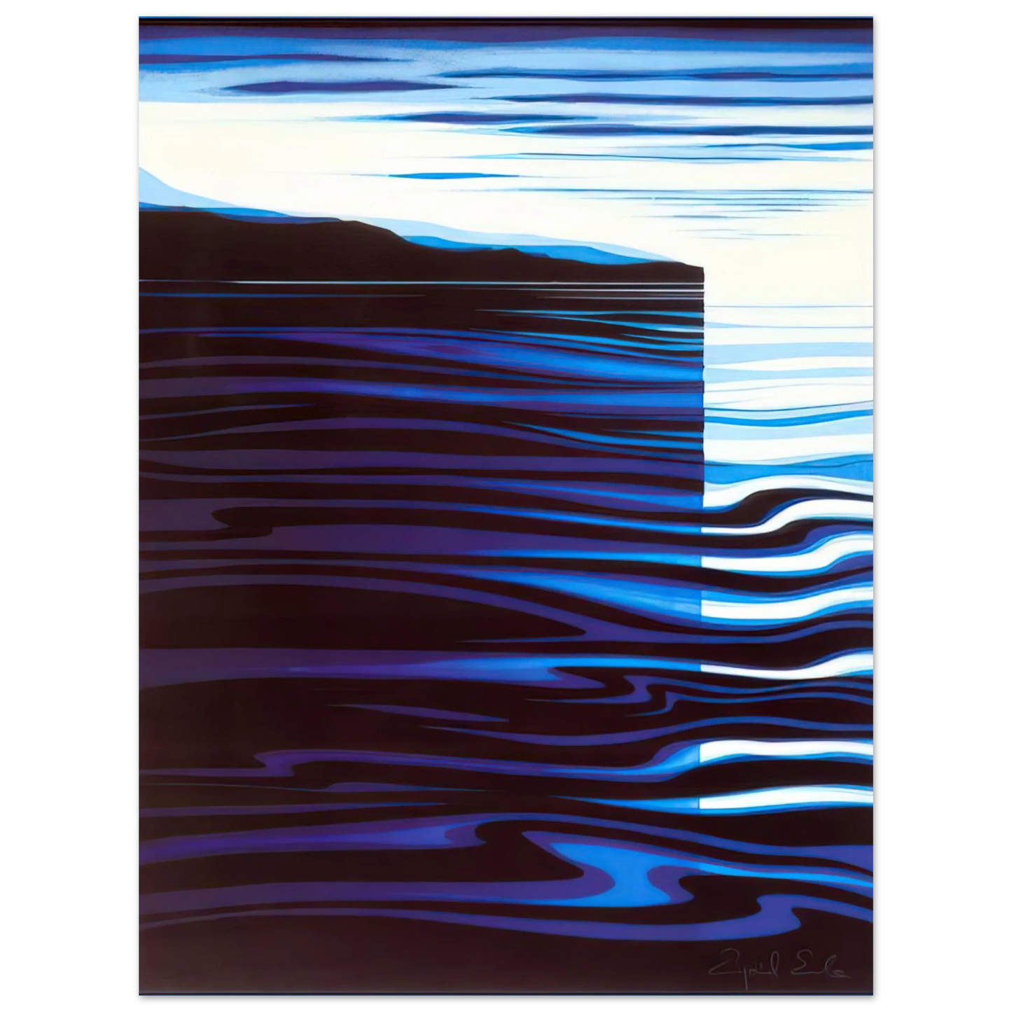 Eyvind Earle - Reflections  75x100 cm / 30x40inches Fine Art Poster