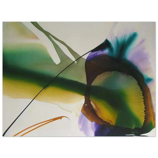 Paul Jenkins - Phenomena Amber Sight  75x100 cm / 30x40inches Fine Art Poster