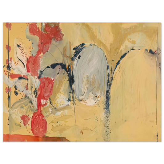 Helen Frankenthaler - Large Abstract Still Life, 1951- Wall Art - 21x29.7 cm / 8x12" - Fine Art Poster-canvas - -