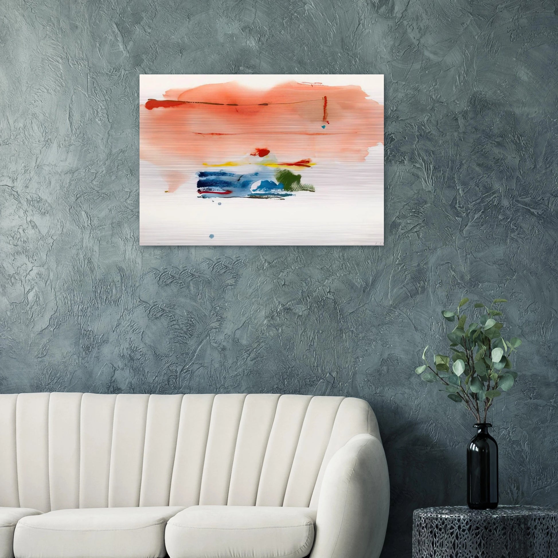 Santa Fe II - 1986 - Helen Frankenthaler Brushed Aluminum Print - 70x100 cm / 28x40 inches | Helen Frankenthaler Aluminum Print | Helen Frankenthaler Prints