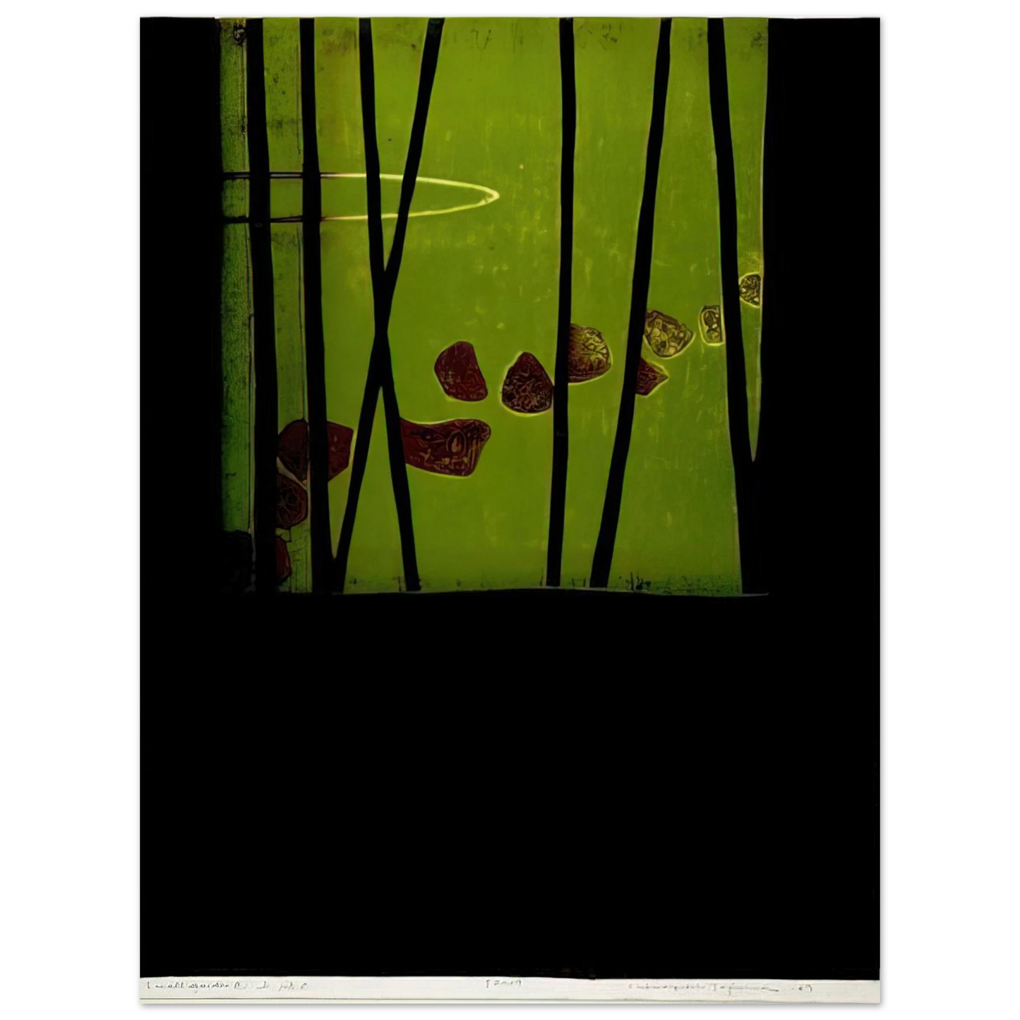 Hiroyuki Tajima - Small Garden - 1967  75x100 cm / 30x40inches Fine Art Poster