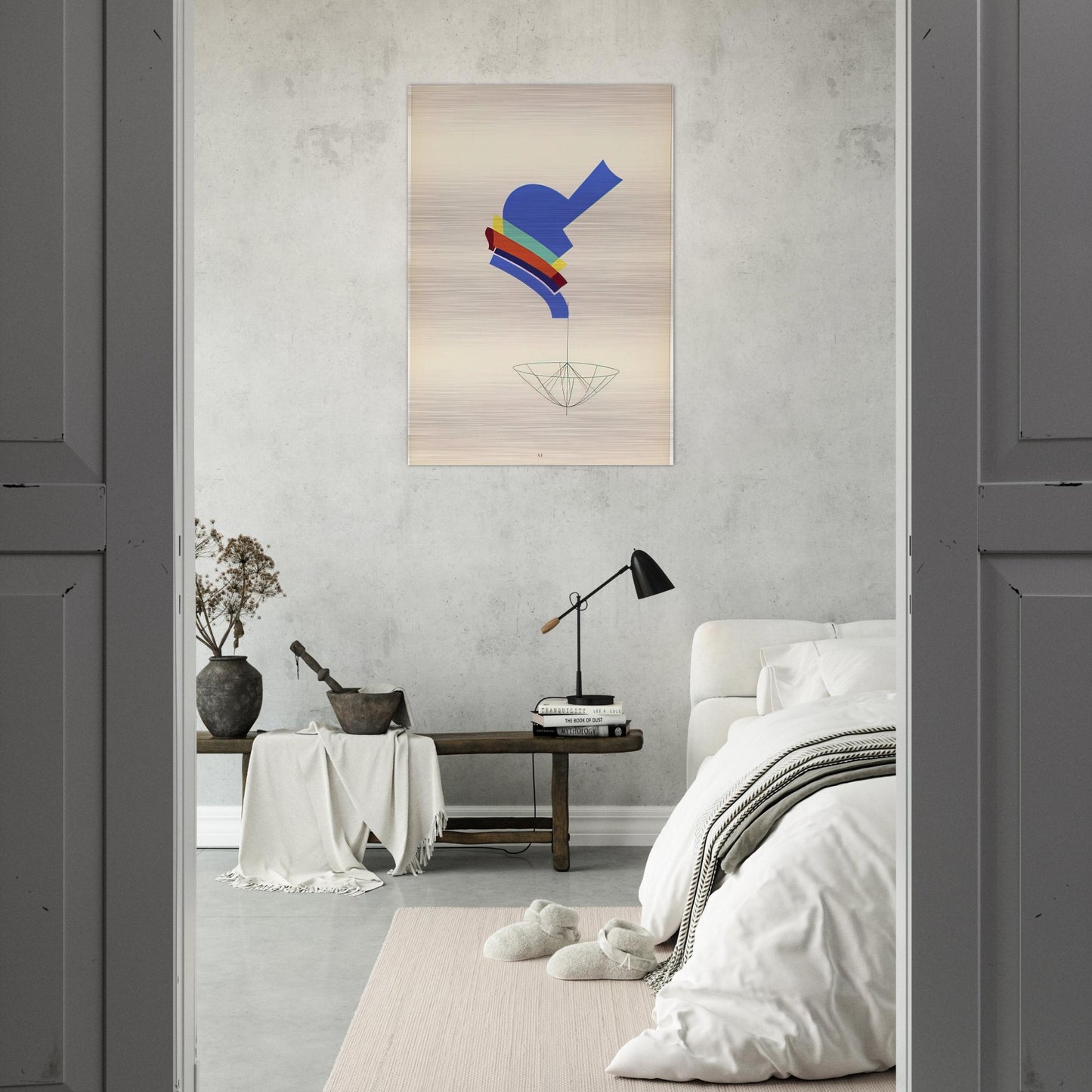 DECANTER FROM THE PORTFOLIO REVOLVING DOORS 1926 - Man Ray Brushed Aluminum Print - 70x100 cm / 28x40 inches | Man Ray Aluminum Print | Man Ray Prints
