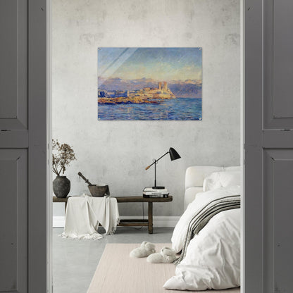 The Castle in Antibes - claude monet Acrylic Print - 70x100 cm / 28x40″ inches