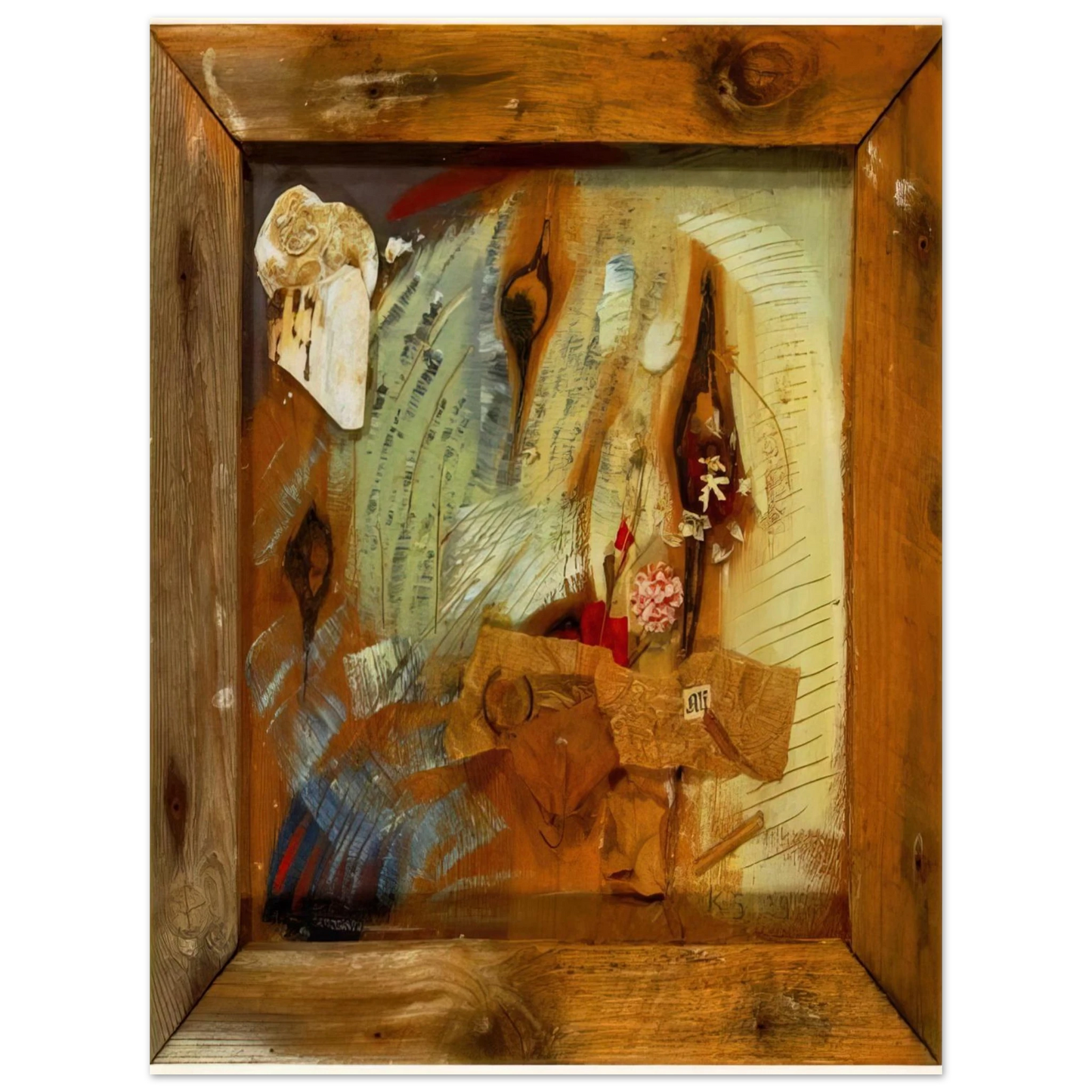 Kurt Schwitters - MERZBILD ALF 1939  75x100 cm / 30x40inches Fine Art Poster