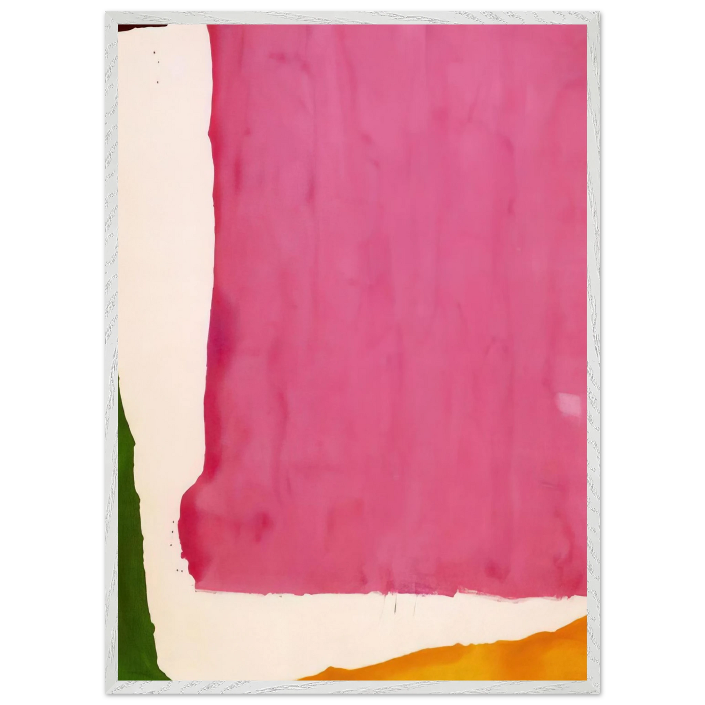 Helen Frankenthaler - Mauve District - 1966 Wall art - 27x35 cm / 11x14 inches - Premium Wooden Framed Poster With Fine Art Paper-canvas - Black frame