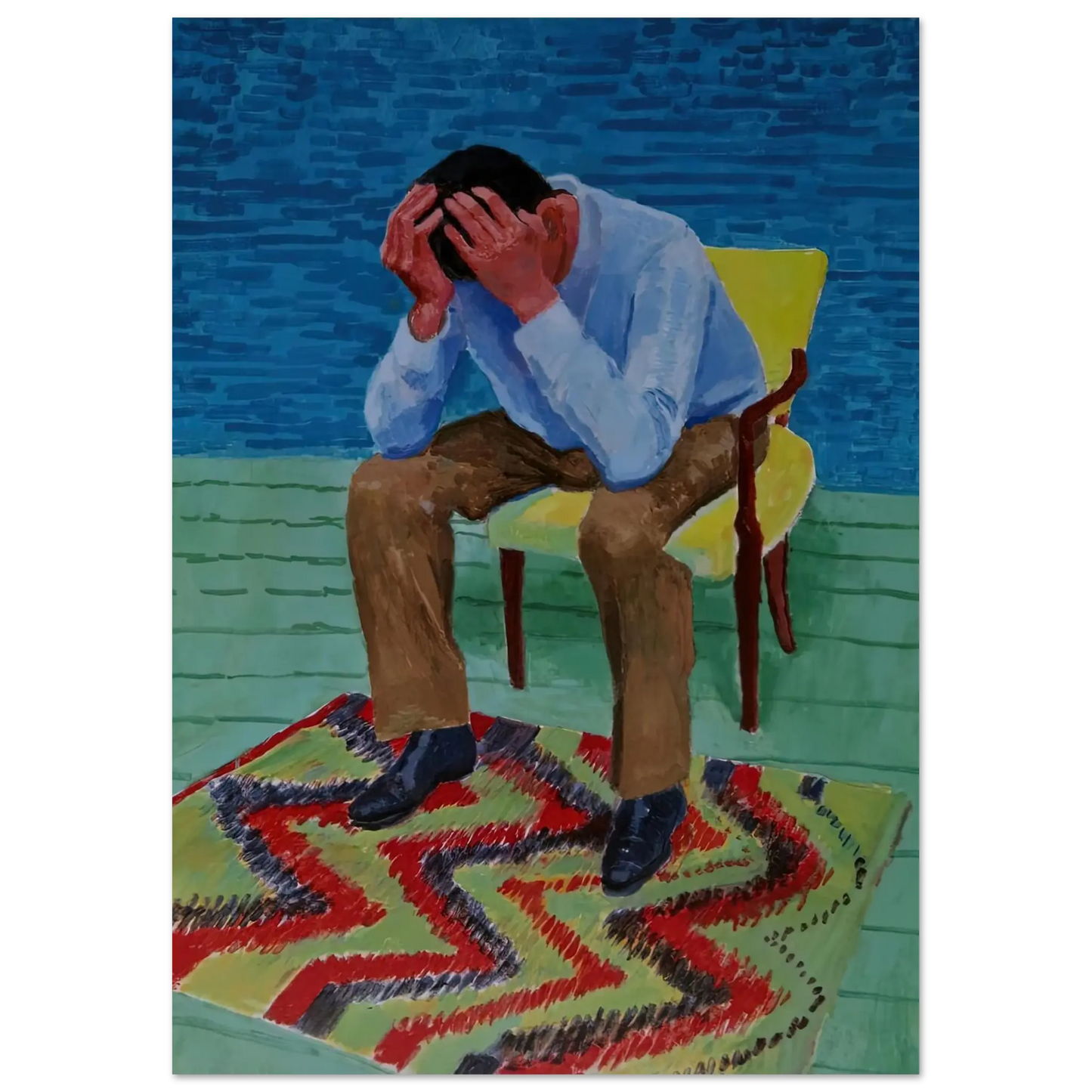 David Hockney - David Hockney Wall art - 70x100 cm / 28x40 Inches - Fine Art Poster - -
