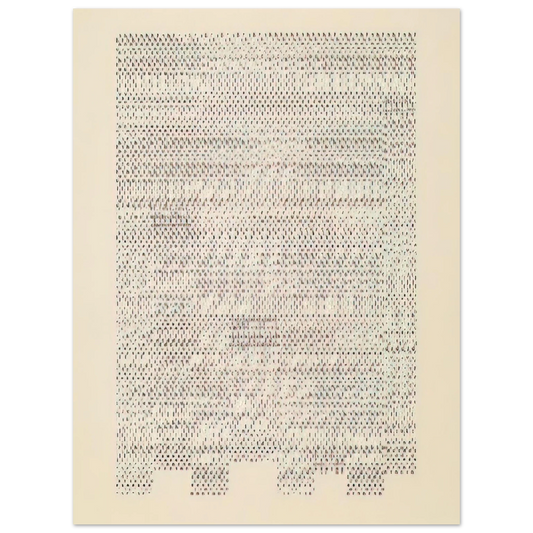 Dieter Roth - Idea - 1960  75x100 cm / 30x40inches Fine Art Poster