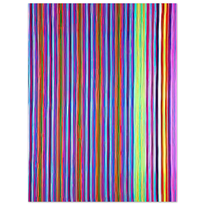 Gene Davis - Gothic Jab - 1968  75x100 cm / 30x40inches Fine Art Poster