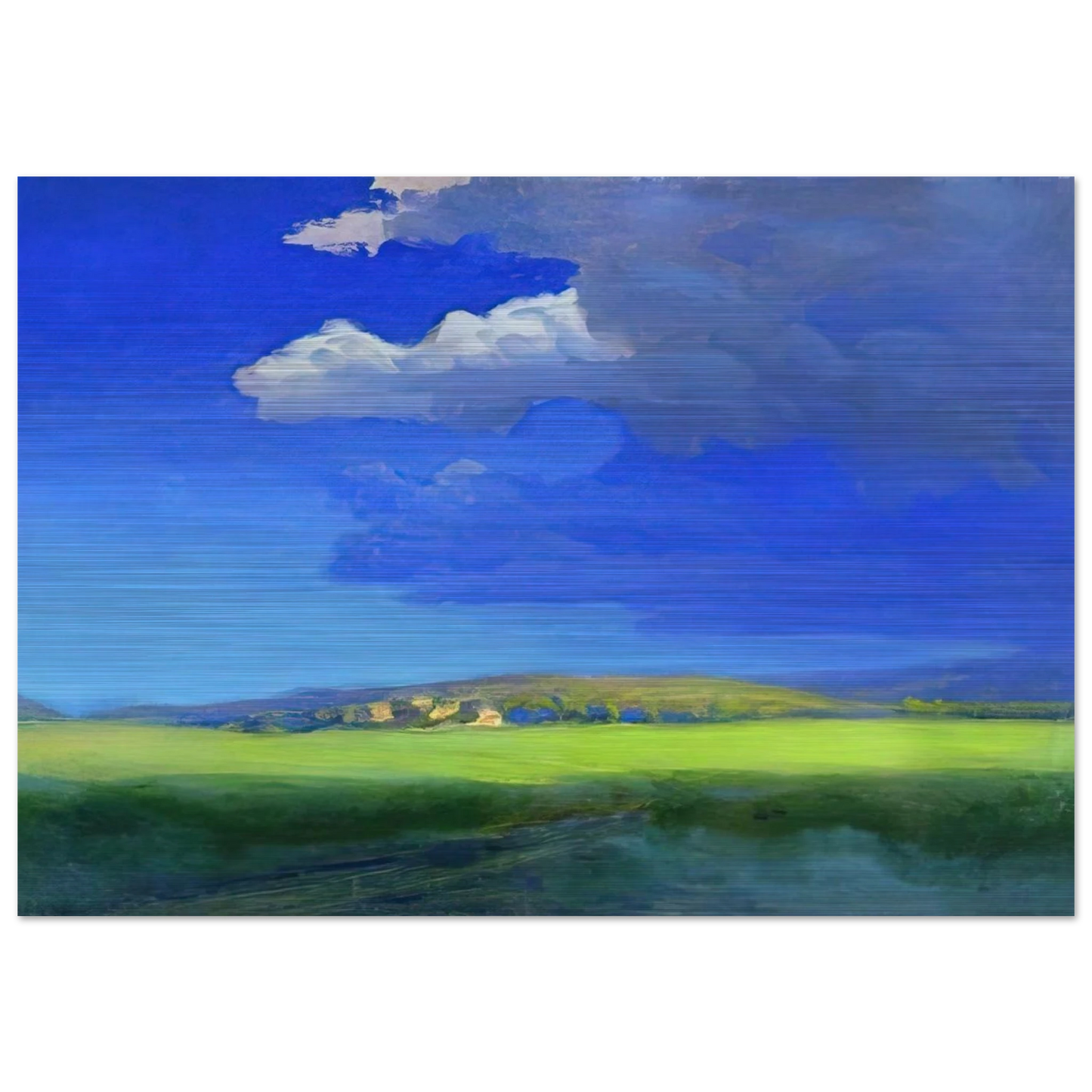 After the thunderstorm - Arkhyp Kuindzhi Brushed Aluminum Print - 70x100 cm / 28x40 inches | Arkhyp Kuindzhi Aluminum Print | Arkhyp Kuindzhi Prints