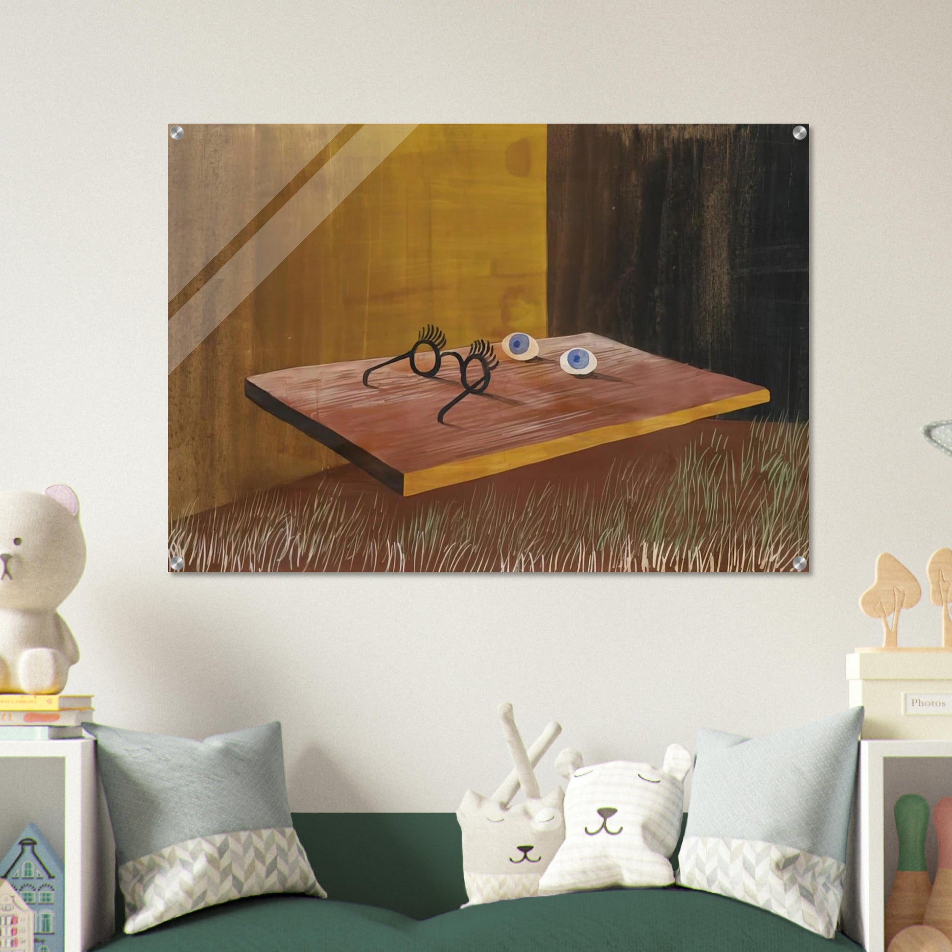 EYES ON THE TABLE 1938 - Remedios Varo Acrylic Print - 70x100 cm / 28x40″ inches