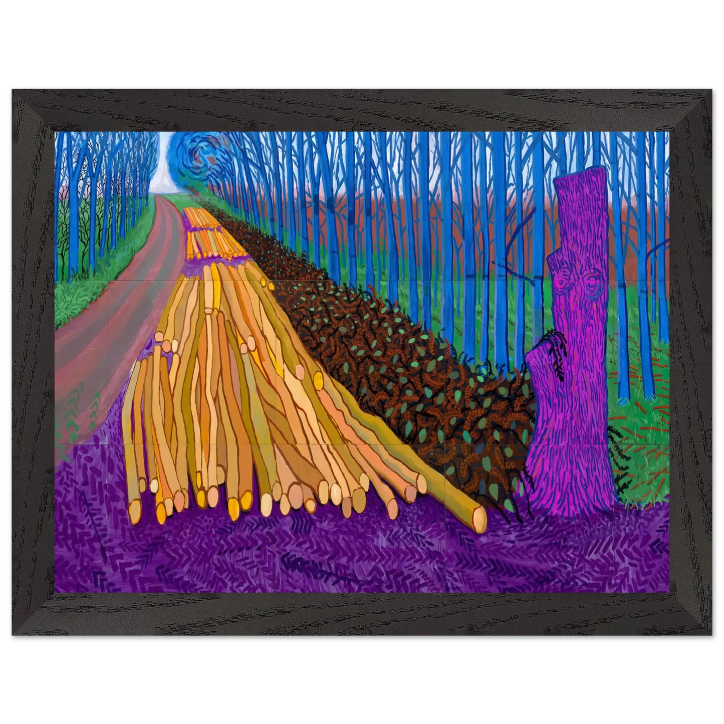 David Hockney - David Hockney Wall art - 28x43  cm / XL (11x17 Inches) - Fine Art Poster - -