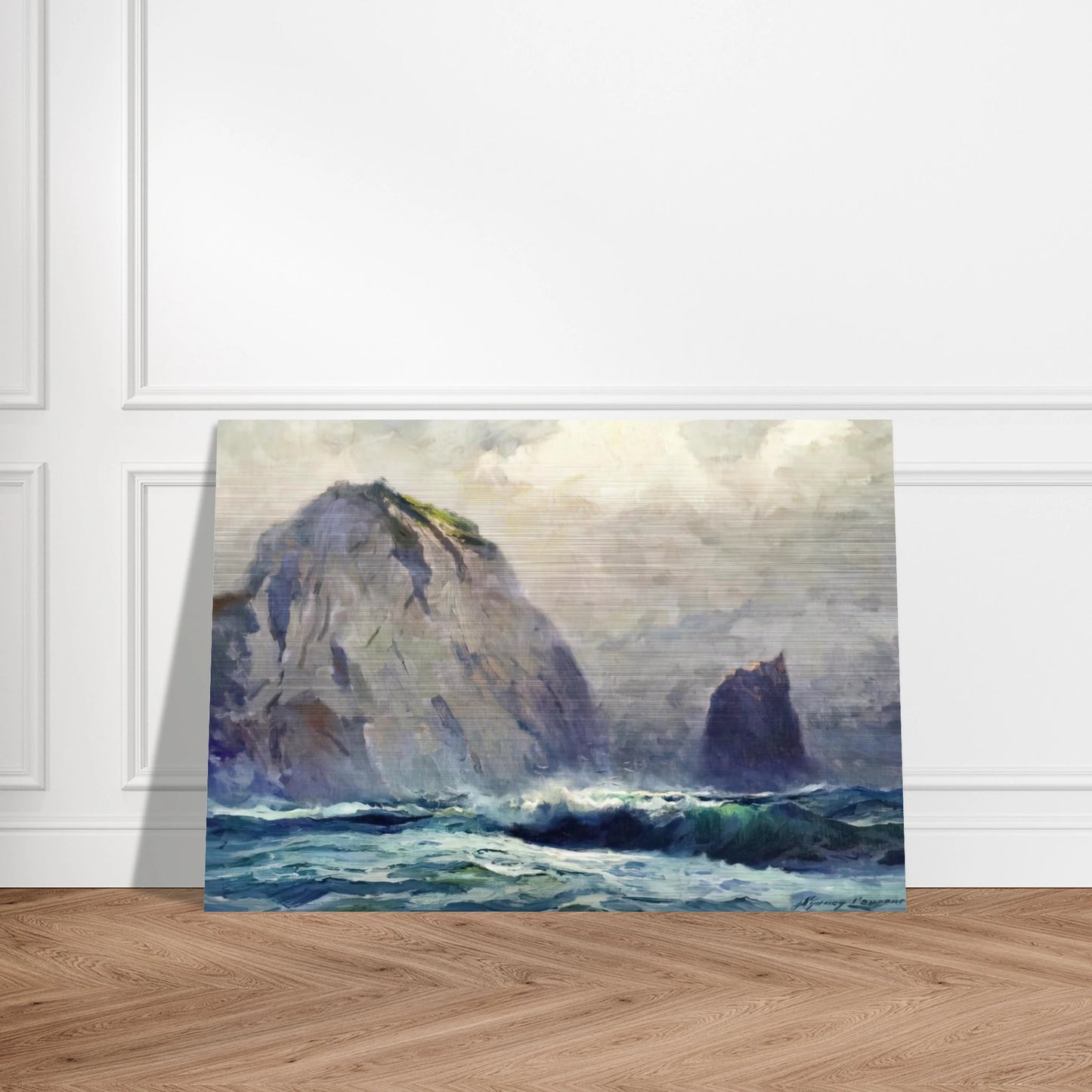 Cape St. Elias - 1928 - Sydney Laurence Brushed Aluminum Print - 70x100 cm / 28x40 inches | Sydney Laurence Aluminum Print | Sydney Laurence Prints
