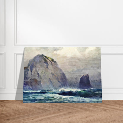 Cape St. Elias - 1928 - Sydney Laurence Brushed Aluminum Print - 70x100 cm / 28x40 inches | Sydney Laurence Aluminum Print | Sydney Laurence Prints