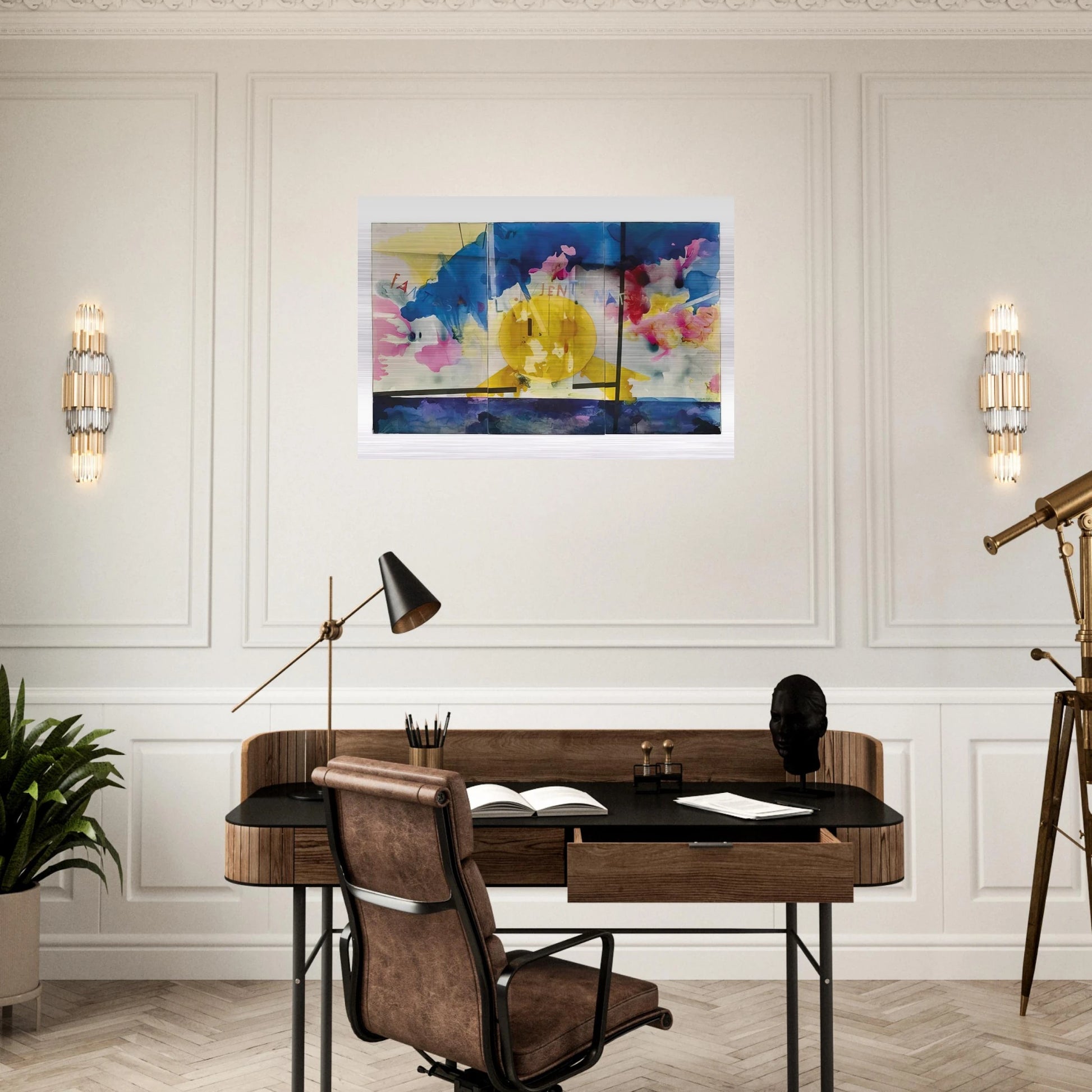 Fantasy of the Natural Patient - 1970 - Mario Schifano Brushed Aluminum Print - 70x100 cm / 28x40 inches | Mario Schifano Aluminum Print | Mario Schifano Prints