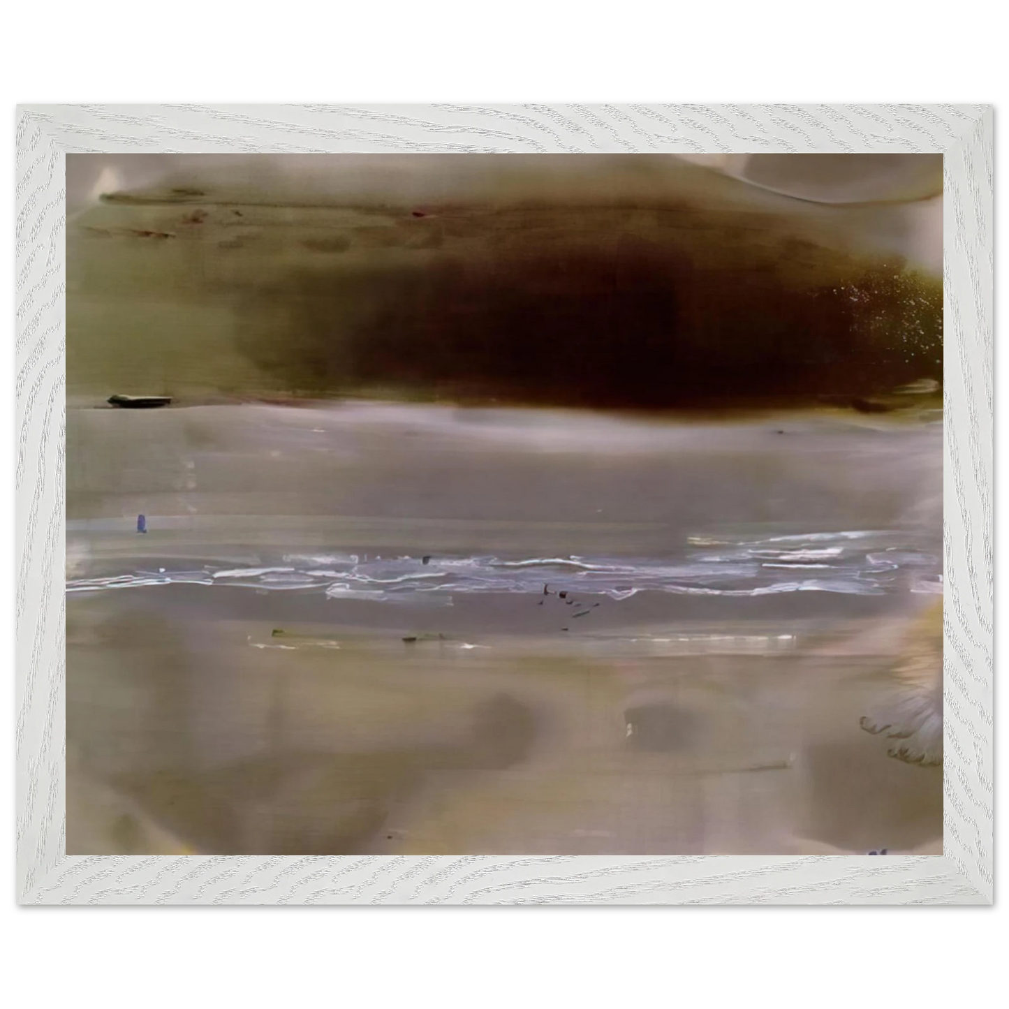 Helen Frankenthaler - Viewpoint II - 1979 Wall art - 15x20 cm / 6x8 inches - Premium Wooden Framed Poster With Fine Art Paper-canvas - White frame