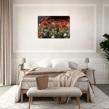 Poppies - John Singer Sargent Acrylic Print - 70x100 cm / 28x40″ inches | John Singer Sargent Wall Art | John Singer Sargent Prints