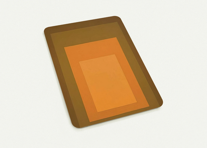 HOMAGE TO THE SQUARE AUTUMN CLIMAX 1963 By Josef Albers Pack of 10 Post Cards | Josef Albers Post Cards | A6 (10.5 x 14.8 cm) - 4.1 x 5.8 inches