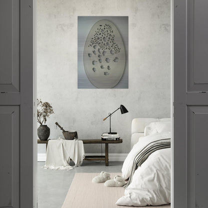 Concept Spatiale - 1963 - Lucio Fontana Brushed Aluminum Print - 70x100 cm / 28x40 inches | Lucio Fontana Aluminum Print | Lucio Fontana Prints