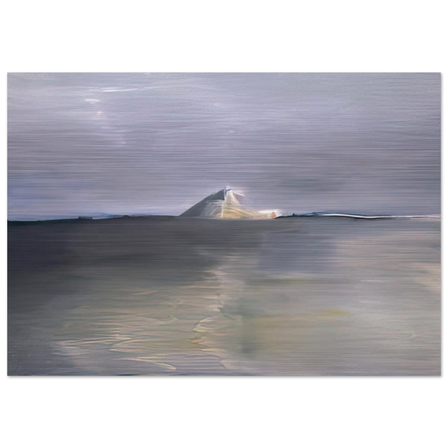 Marine au cap - Lyrical Abstraction - Nicolas de Stael Brushed Aluminum Print - 70x100 cm / 28x40 inches | Nicolas de Stael Aluminum Print | Nicolas de Stael Prints