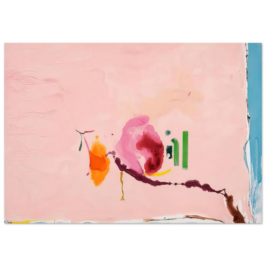 Helen Frankenthaler - Flirt - 1995 Wall art - 13x18 cm / 5x7 inches - Fine Art Poster - -