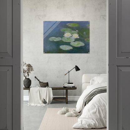 Water Lilies, Evening Effect - claude monet Acrylic Print - 70x100 cm / 28x40″ inches