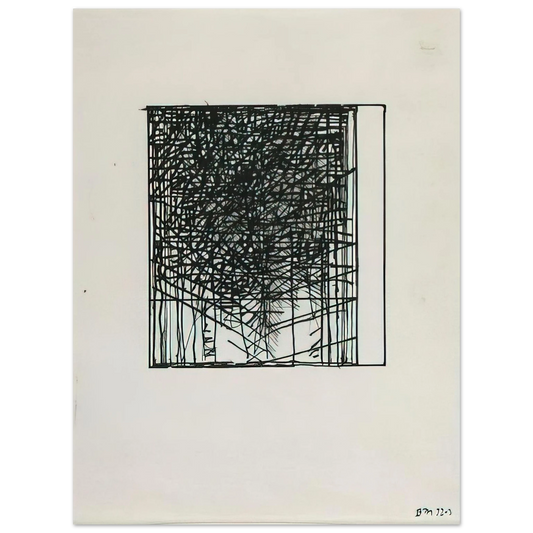 Brice Marden - Suicide Note - 1973  75x100 cm / 30x40inches Fine Art Poster