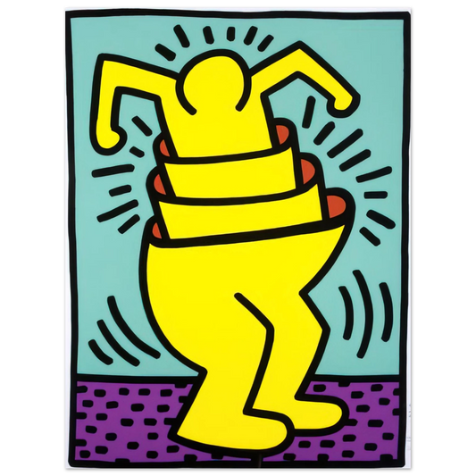 Keith Haring - UNTITLED 1989  75x100 cm / 30x40inches Fine Art Poster